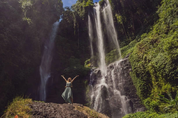 Sekumpul waterfall in bali