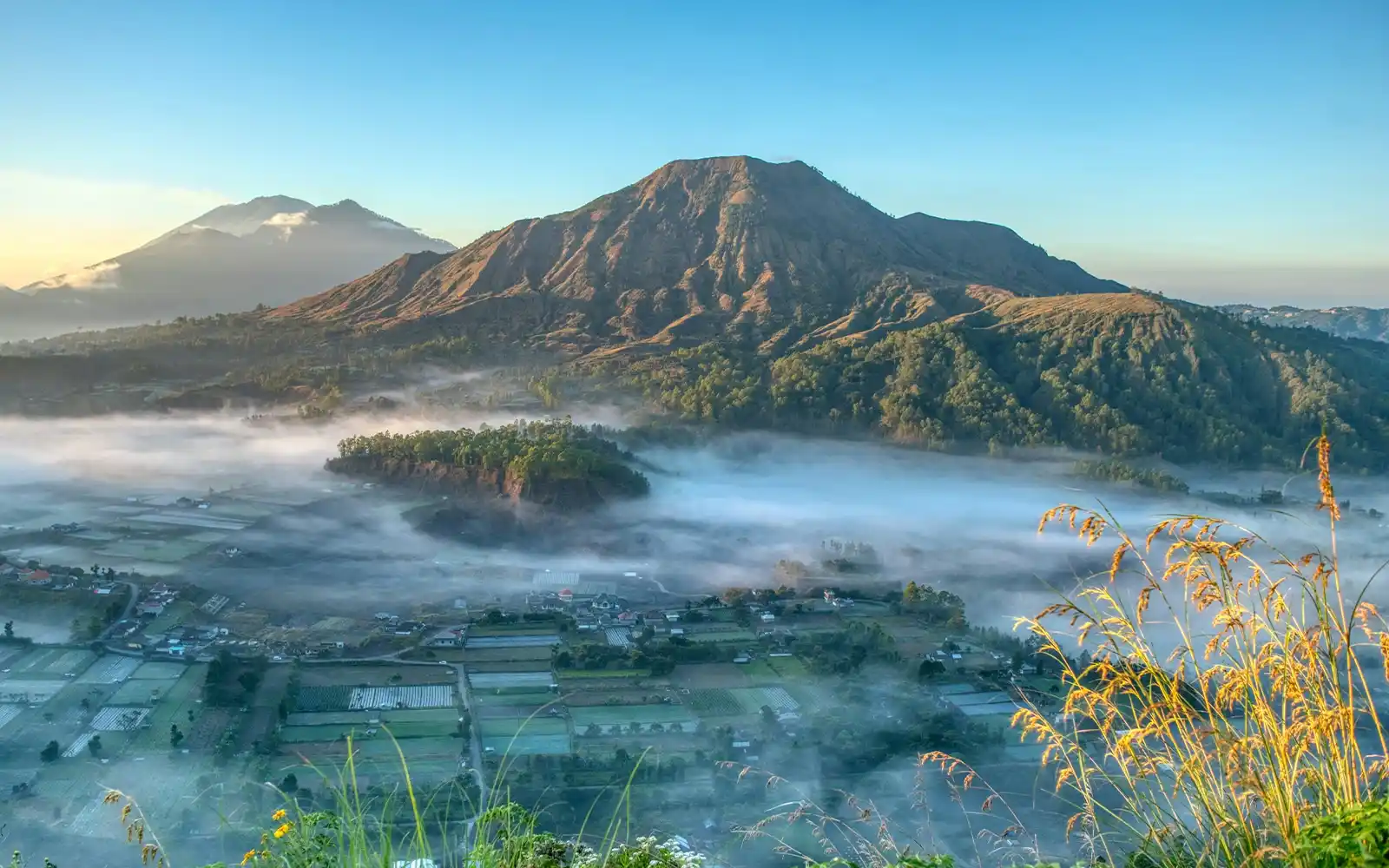 Mount Batur in The Morning