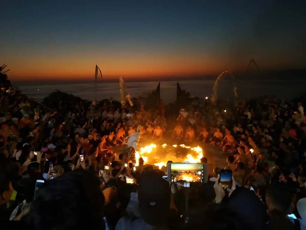Kecak fire dance at uluwatu