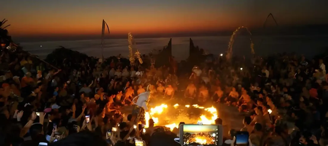 Kecak fire dance at uluwatu