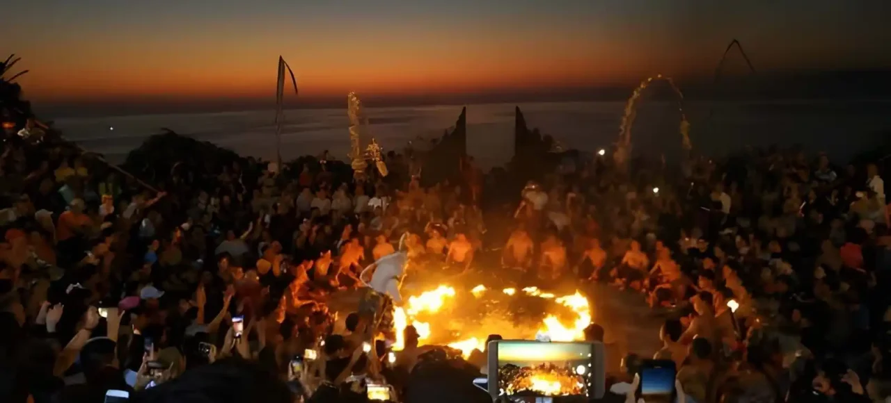Kecak fire dance at uluwatu