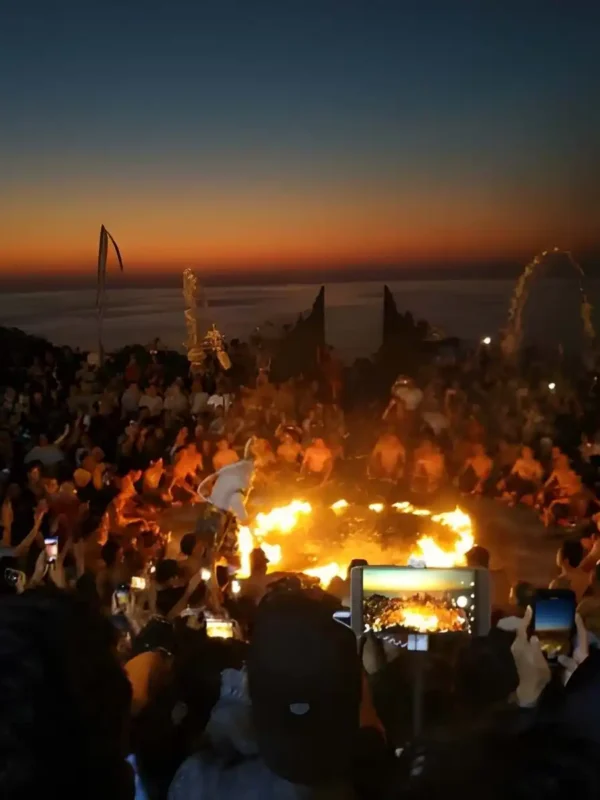 Kecak fire dance at uluwatu