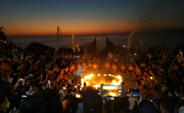 Kecak fire dance at uluwatu
