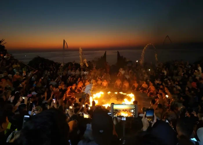 Kecak fire dance at uluwatu