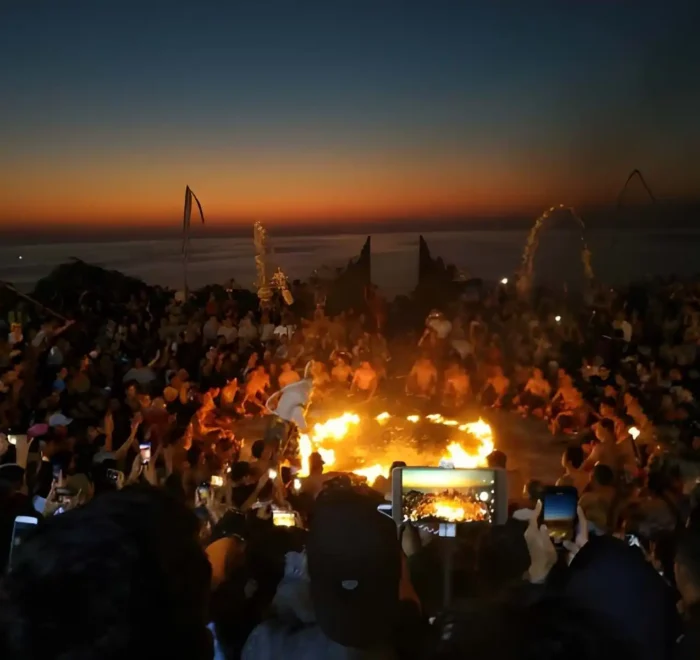 Kecak fire dance at uluwatu