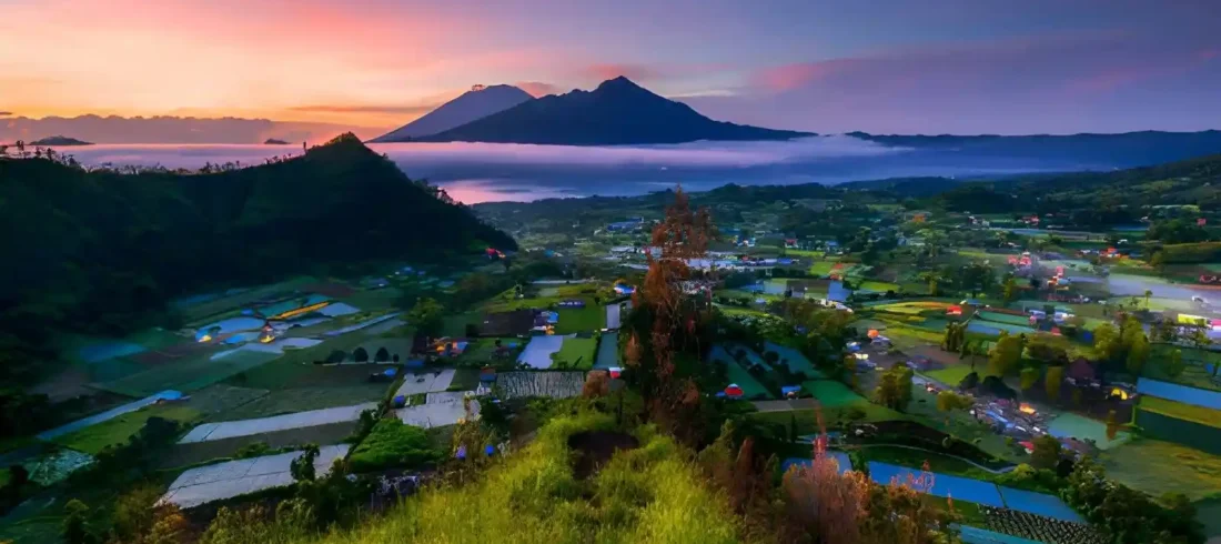 Kintamani sunset and sunrise