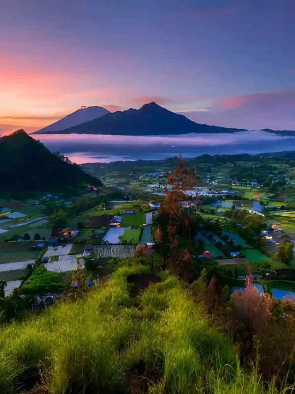 Kintamani sunset and sunrise