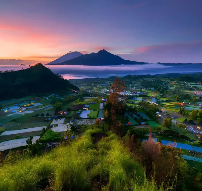 Kintamani sunset and sunrise