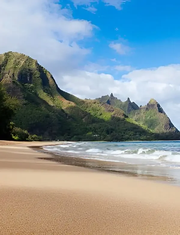 Hidden beach in bali