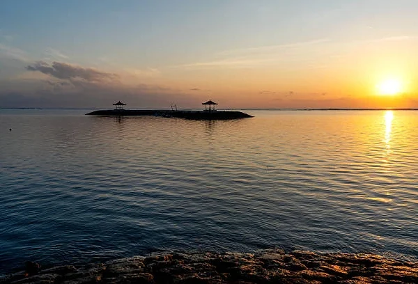 Sanur beach sunrise