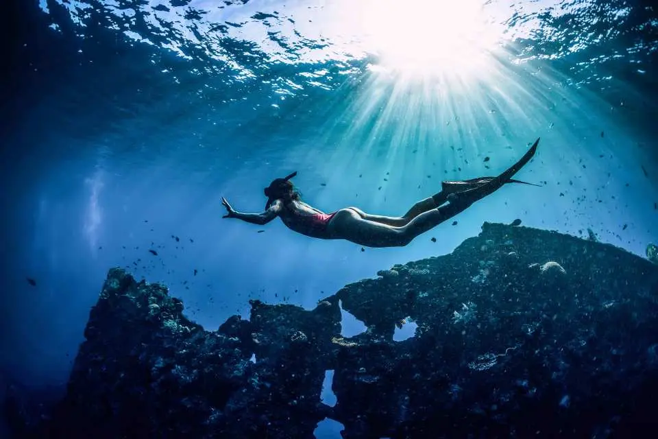 Snorkel Above the Japanese Shipwreck
